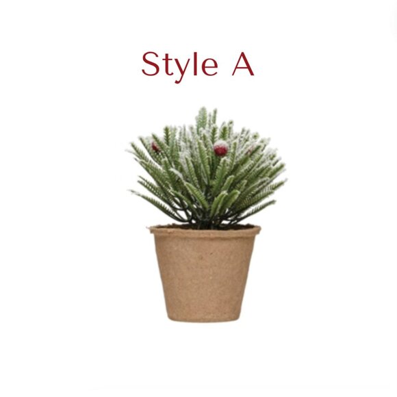 Paper Mache Greenery Pots - Picture 3 of 5